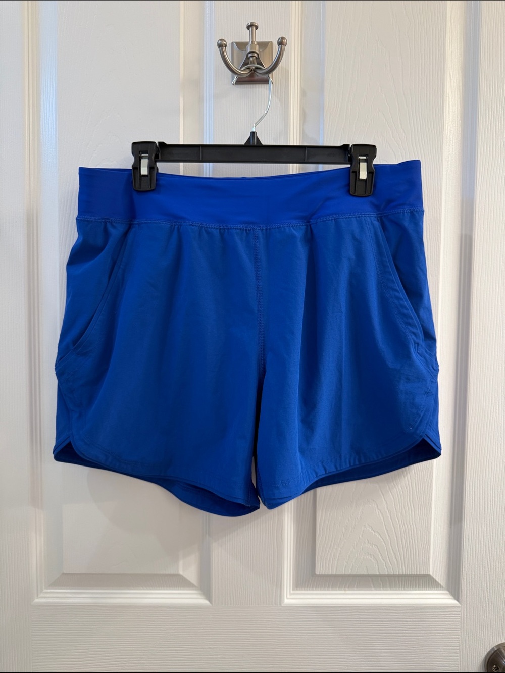 Lands' End Royal Blue Athletic Shorts with Pockets